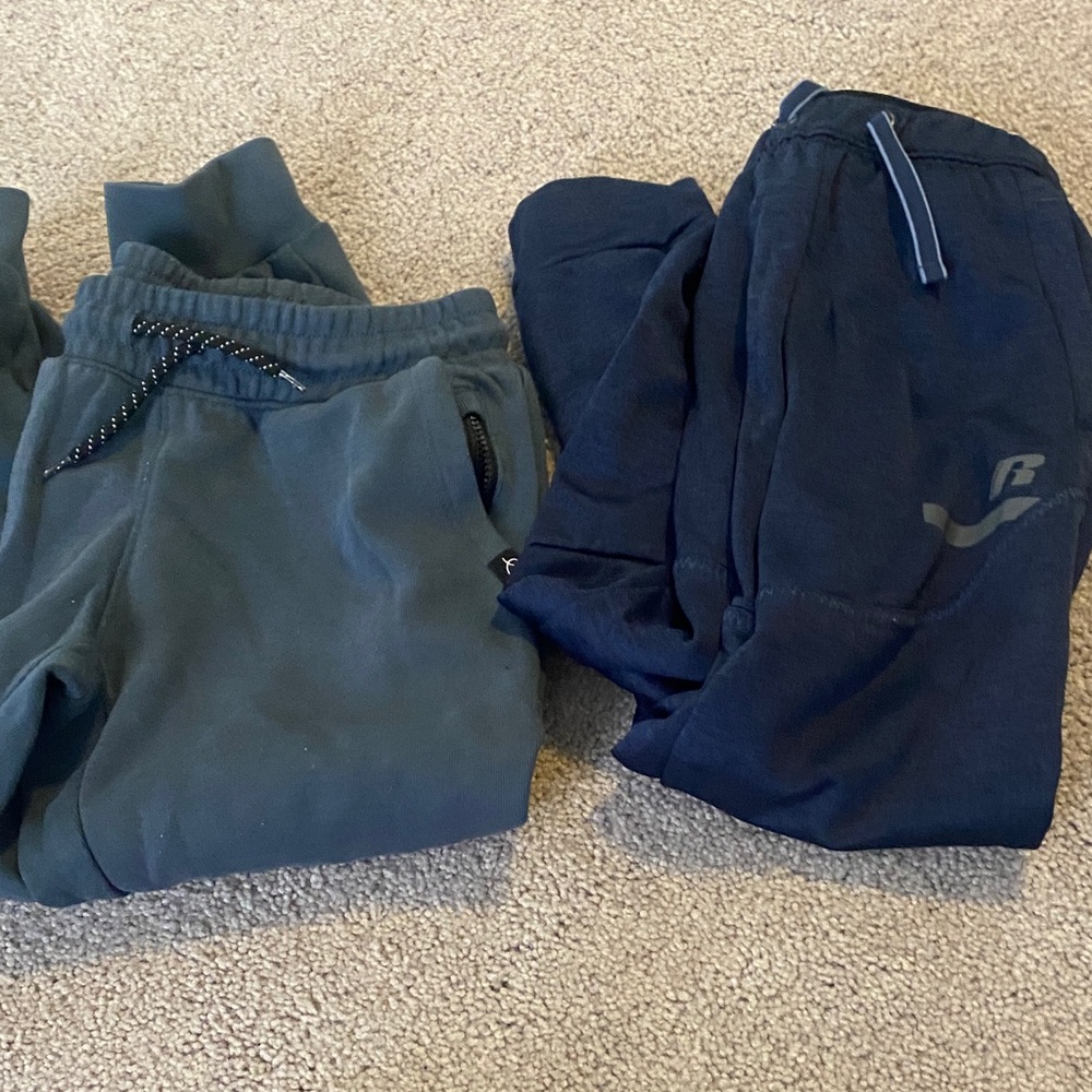 Kids Navy and Blue Jogger Pants